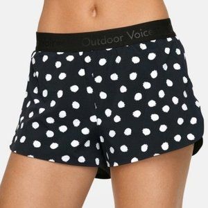 Outdoor Voices Polka Dot Lightspeed Run Shorts